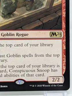 Conspicuous Snoop MTG Core Set 2021 Non-foil Lightly Played - Image 5