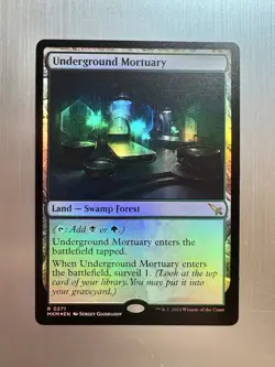 Underground Mortuary - 271 - MTG: Murders at Karlov Manor - Rare - FOIL - Image 1