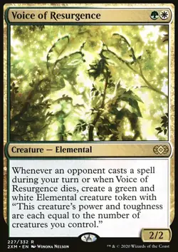 Magic the Gathering MTG Voice of Resurgence (227) Double Masters NM - Image 1