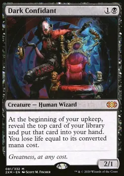 Magic the Gathering MTG Dark Confidant (81) Double Masters NM - Image 1