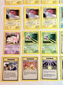 Pokemon Vintage GYM HEROES Card Lot of 42 - 1999 WOTC LP/Played - Image 4