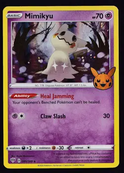 2020 Mimikyu 81/189 - Trick Or Trade - Darkness Ablaze - NM/MINT Pokemon TCG - Image 1