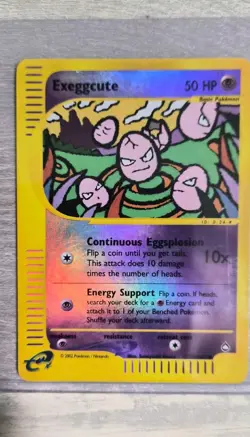 Pokemon TCG Exeggcute 77/147 Reverse Holo Card - Image 1