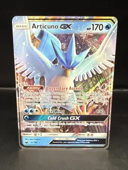 Pokemon Card - Articuno GX Celestial Storm 31/168 Ultra Rare Holo - Image 1