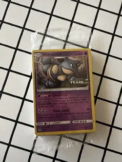 Pokemon SEALED Nidoqueen SM160 Team Up Prerelease Promo Pack!! - Image 1