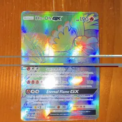 Pokemon Ho-Oh GX SM80 Holo Basic Fire 190HP English Card TCG - Image 1