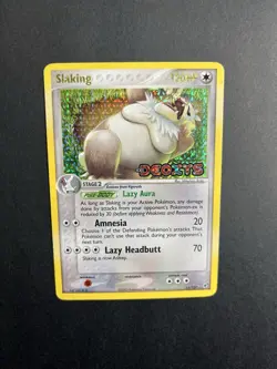 Pokemon TCG Slaking EX Deoxys 15/107 Holo Rare Reverse Holo 120HP Nintendo 2005 - Image 3
