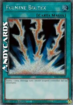 FULMINE BOLTEX (Lightning Vortex) • Segreta Platino • RA03 IT148 • 1Ed • Yugioh! - Image 1