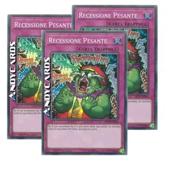 3x RECESSIONE PESANTE • (Heavy Slump) • Super R • MYFI IT059 • 1Ed • YUGIOH! - Image 1