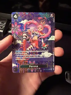 Perona OP06-093 OP14 SP English Alternate Art The Azure Sea's Seven One Piece - Image 1