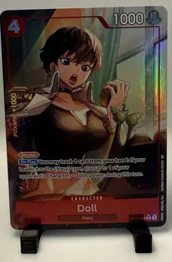 One Piece CCG Doll Alternate Art OP11-008 a Fist of Divine Speed English Edition - Image 1