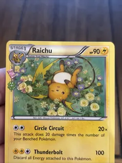 Raichu RC9/RC32 NM XY Generations Radiant Collection NM Pokemon TCG Card CHARM - Image 2