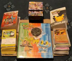 180 Pokemon Cards Bundle - Sword & Shield + 151 + Mini Binders - Image 1