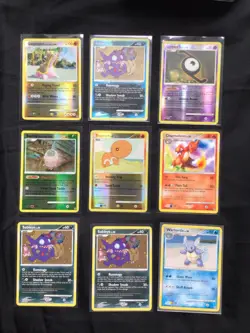 Pokemon Cards: Secret Wonders 9 Card Reverse Holo/Non Holo Lot - Image 1