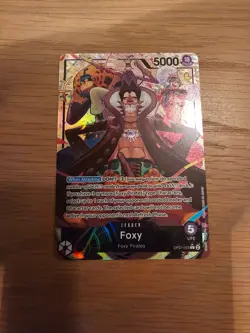 One Piece Card Game OP07-059 Foxy Leader Alt/Alternate/Parallel Art - (English) - Image 1