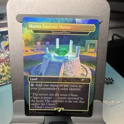 7030 Master Emerald Shrine - FOIL - Sonic Secret Lair Drop - Rare - MTG - Image 1