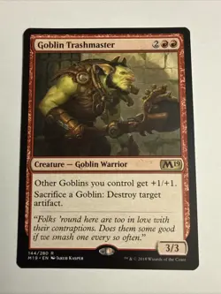 Goblin Trashmaster R Core Set 2019 144 - LP MTG - Image 1