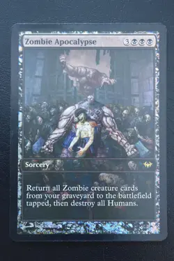 Magic The Gathering MTG ZOMBIE APOCALYPSE FOIL Game Day Promos HP Damaged - Image 1