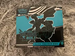 Black Bolt Elite Trainer Box Scarlet and Violet Pokemon TCG Factory Sealed - Image 1