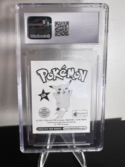 1998 Pokemon CGC 9.5 English Merlin Series 1 Holo Pikachu Sticker #S30 - Image 2