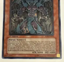 Yu-Gi-Oh! TCG Raviel, Lord of Phantasms Shadow of Infinity SOI-EN003 1st Edition - Image 3