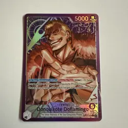 One Piece TCG OP14-060 Donquixote Doflamingo Leader Alt Art - Image 1