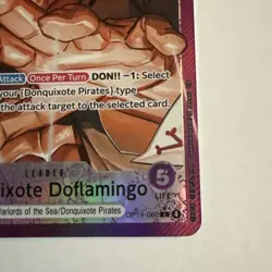 One Piece TCG OP14-060 Donquixote Doflamingo Leader Alt Art - Image 5