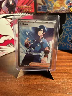 Pokemon TCG Falkner Paldea Evolved Full Art Trainer Ultra Rare Card 251/193 - Image 1