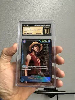 CGC PRISTINE 2024 ONE PIECE PREMIUM CARD COLLECTION #055 MONKEY D. LUFFY - Image 1