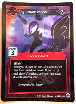 My Little Pony / NIGHTMARE MOON / #210 UR MLP Card - Image 1