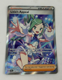 Pokemon Lisa's Appeal Surging Sparks Full Art Trainer Card 234/191 NM - Image 1