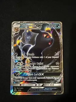 Pokemon Umbreon GX SM36 Black Star Promo Card 2017 Sun & Moon - Image 1