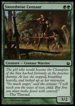 Magic the Gathering MTG Swordwise Centaur (142) Born of the Gods NM - Image 1