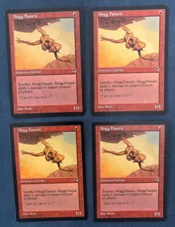 MTG 4X TEMPEST MOGG FANATIC CREATURE MAGIC THE GATHERING RED ENGLISH CREATURE - Image 4