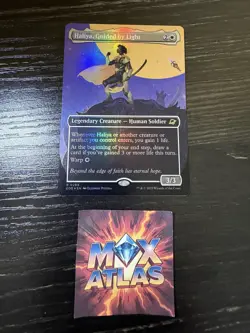 MTG - Haliya, Guided By Light - Borderless Foil - Edge Of Eternities - NM - Image 1