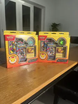 X2 Pokemon TCG: Pokemon Day 2026 30th Anniversary Collection Box New and Sealed - Image 1