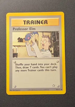 Pokemon TCG Professor Elm Neo Genesis 96/111 Unlimited Uncommon Card - Image 1