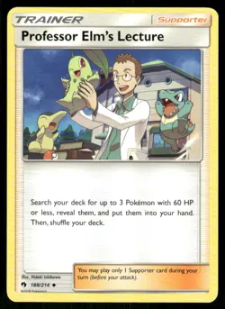2018 Sun & Moon - Lost Thunder Professor Elm’s Lecture Uncommon #188 - Image 1