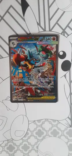 Pokemon TCG Mega Evolutions Mega Lucario EX SIR 179/132 NM - Pack Fresh - Image 1