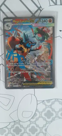 Pokemon TCG Mega Evolutions Mega Lucario EX SIR 179/132 NM - Pack Fresh - Image 3