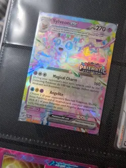 Sylveon ex 041/131 Stamped Promo Prismatic Evolution Surprise Box Pokemon SEALED - Image 1