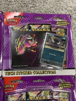 2026 Pokemon Mega Evolution Ascended Heroes Tech Sticker Collection Set Of 4 - Image 5