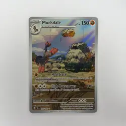 Pokemon TCG S&V Temporal Forces: Mudsdale 175/162 Illustration Rare Card - NM - Image 1