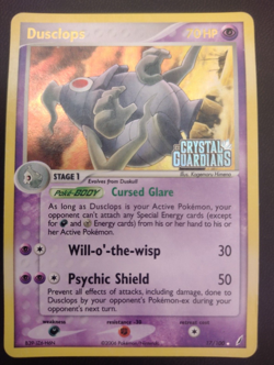 Dusclops 17/100 EXC Pokemon Reverse Holo Rare EX Crystal Guardians Excellent - Image 1