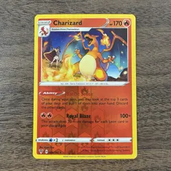 Pokemon TCG Charizard Vivid Voltage 025/185 Reverse Holo Rare - Image 1