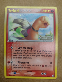 POKEMON TCG TORKOAL LEGEND MAKER REVERSE HOLO STAMPED 27/92 Excellent - Image 1