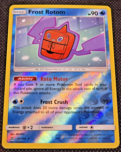 Pokemon TCG Frost Rotom 41/156 Ultra Prism Reverse Holo Rare LP -- L38 - Image 2