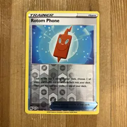 Rotom Phone 064/073 - Reverse Holo Trainer - Champion's Path Pokemon - NM - Image 1