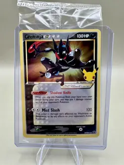 Pokemon Greninja Gold Star SEALED SWSH144 Holo Celebrations NM #402 - Image 1