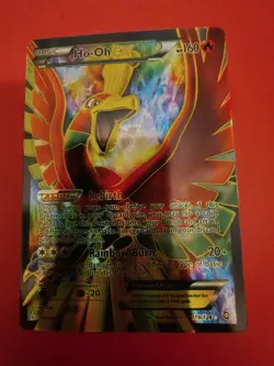 Pokemon Ho-Oh EX Full Art Ultra Rare Holo 119/124 Dragons Exalted TCG - Image 1